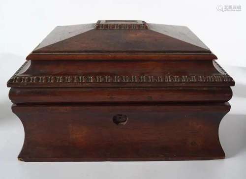 WILLIAM IV ROSEWOOD STATIONERY BOX