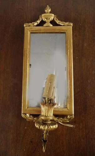 LATE 19TH-CENTURY SCONCE MIRROR