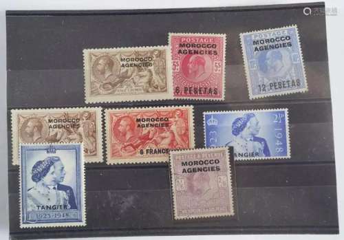 COLLECTION OF EARLY MOROCCON AGENCIES STAMPS