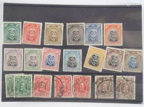 COLLECTION OF EARLY SOUTHERN RHODESIAN STAMPS
