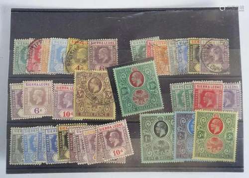 COLLECTION OF EARLY SIERRA LEONE STAMPS