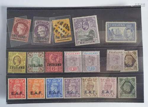 COLLECTION OF EARLY ZULULAND STAMPS