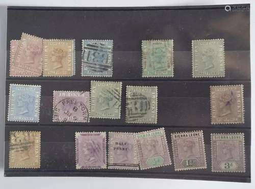 COLLECTION OF EARLY SIERRA LEONE STAMPS