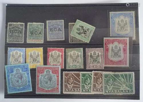 COLLECTION OF EARLY NYASALAND STAMPS