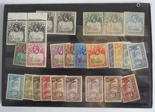 COLLECTION OF EARLY ST. HELENA STAMPS