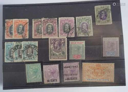 COLLECTION OF EARLY MAURITIAN STAMPS