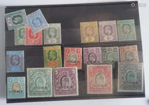 COLLECTION OF EARLY GOLD COAST STAMPS