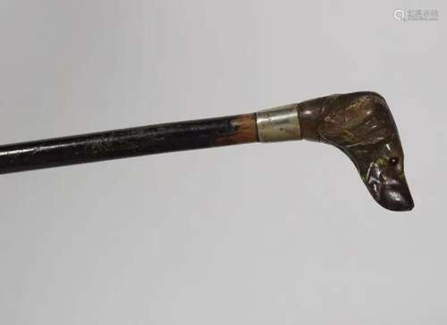 19TH-CENTURY CHINESE SECTIONED WALKING STICK