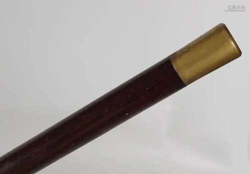 EDWARDIAN HARDWOOD WALKING STICK SHAFT