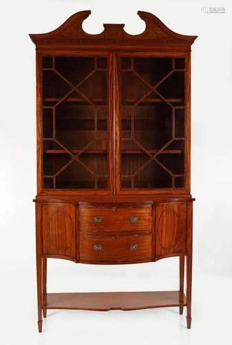 19TH-CENTURY SHERATON SATINWOOD CABINET