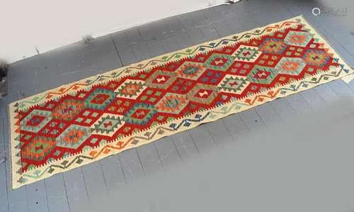 LONG AFGHAN KELIM RUNNER