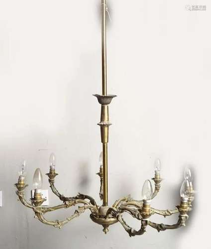 LARGE 19TH-CENTURY ORMOLU CHANDELIER