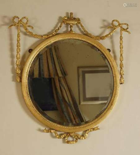 19TH-CENTURY GILT FRAMED MIRROR