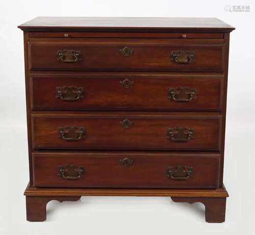 GEORGE III STYLE MAHOGANY BACHELOR'S CHEST