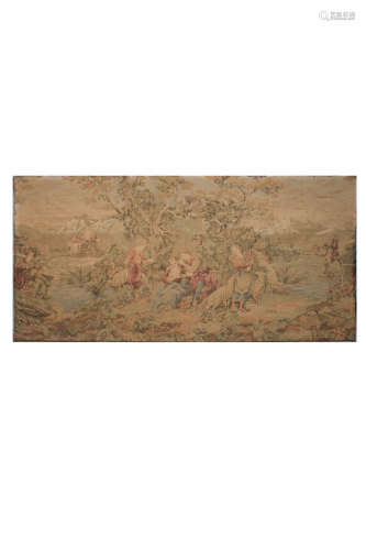 17世纪法国回流 手工宫廷织毯