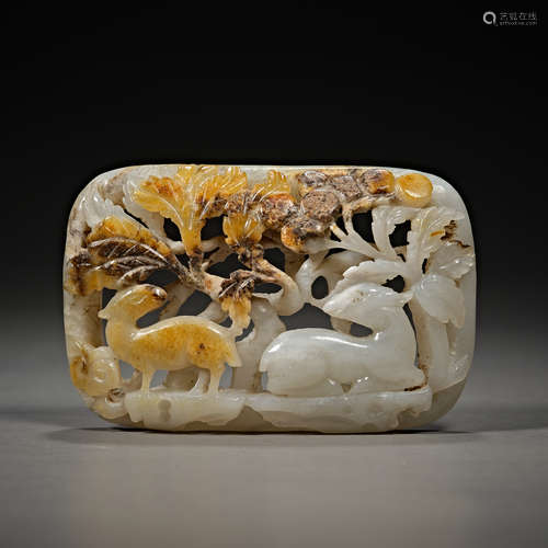 Chinese Yuan Dynasty Hetian jade brand