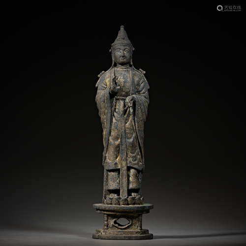 Chinese gilded statue of liao Dynasty