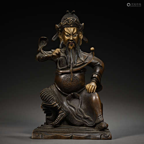 Chinese bronze statue of qing Dynasty