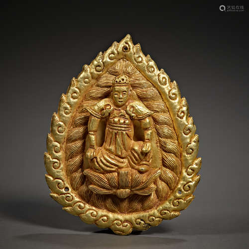 Chinese Ming dynasty pure gold jewelry