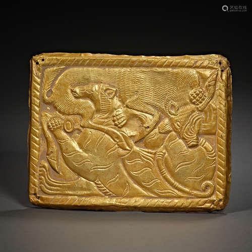 Chinese Ming dynasty pure gold jewelry