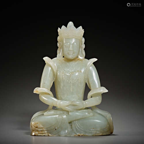 Jade statue of Hetian in Qing Dynasty