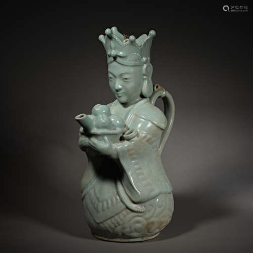 Korean Porcelain figure pot