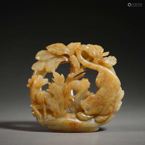 Hetian jade of China's Yuan Dynasty