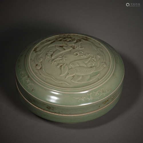 Yue kiln powder box from Song Dynasty, China