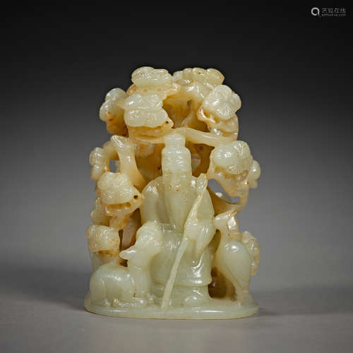 Hetian jade stove roof of Qing Dynasty China