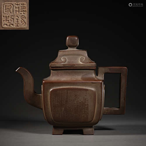 Chinese purple teapots