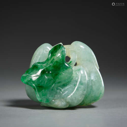 Jade Mandarin duck in Qing Dynasty, China