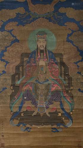 Figure, Silk Hanging Scroll, Wu Zongyuan