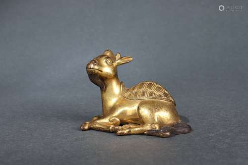 Gilt Bronze Animal