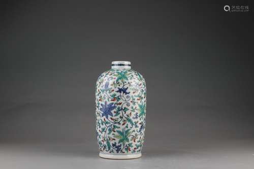 Contrasting Colored Vase, Yongzheng Reign Period, Qing Dynas...