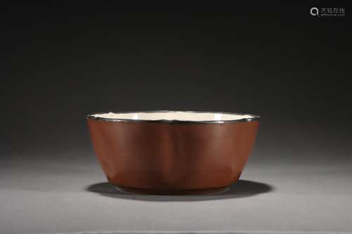 Ding Kiln Bowl with Begonia Design