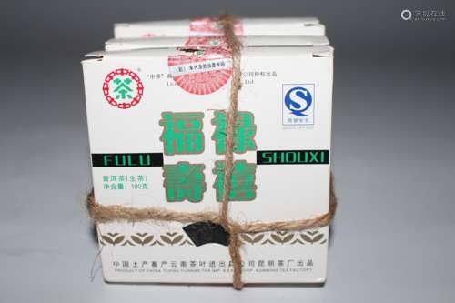 2007年中茶福禄寿禧普洱生茶