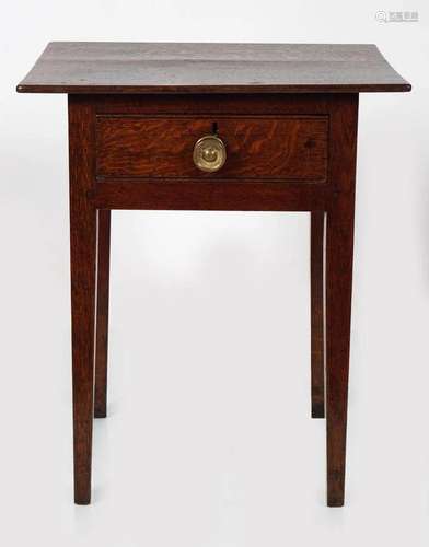 18TH-CENTURY OAK LAMP TABLE