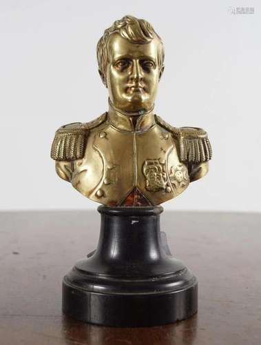 19TH-CENTURY BRONZE BUST