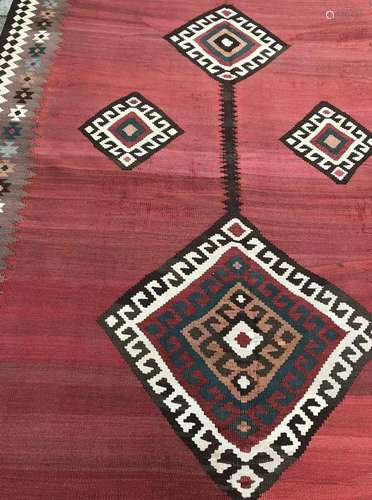 SOUTHWEST PERSIAN SHIRAZ FLAT WEAVE CARPET