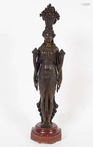 19TH-CENTURY BRONZE SCULPTURE