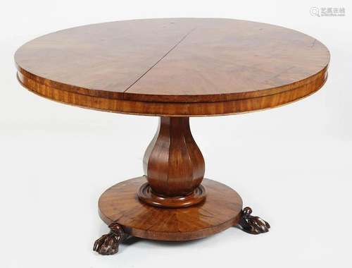 WILLIAM IV MAHOGANY CENTRE TABLE