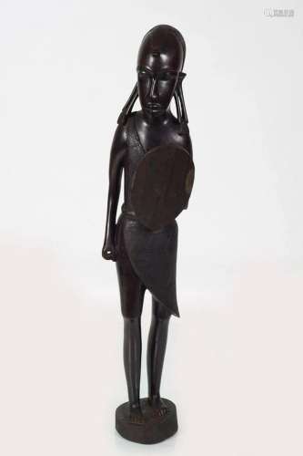 EARLY AFRICAN EBONY SCULPTURE