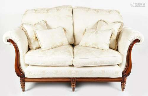 DESIGNER UPHOLSTERED 2-SEATER SETTEE