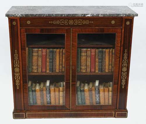 REGENCY PERIOD ROSEWOOD BOOKCASE, CIRCA 1810