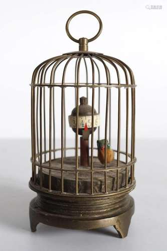 BRASS BIRD CAGE AUTOMATON