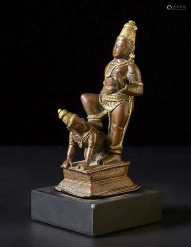 Arte Indiana A bronze figure of Vamana Southern India,