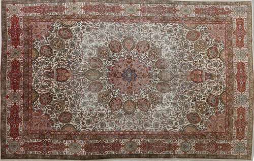 . Tabriz rug Persia, 20th century .