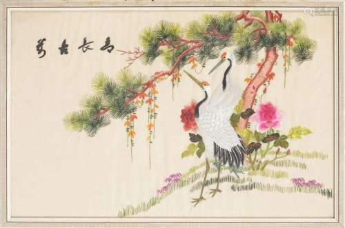 CHINESE SILK EMBROIDERY