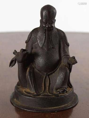 CHINESE QING BRONZE FIGURE