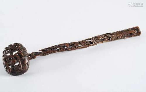 18TH-CENTURY CHINESE HARDWOOD SCEPTRE